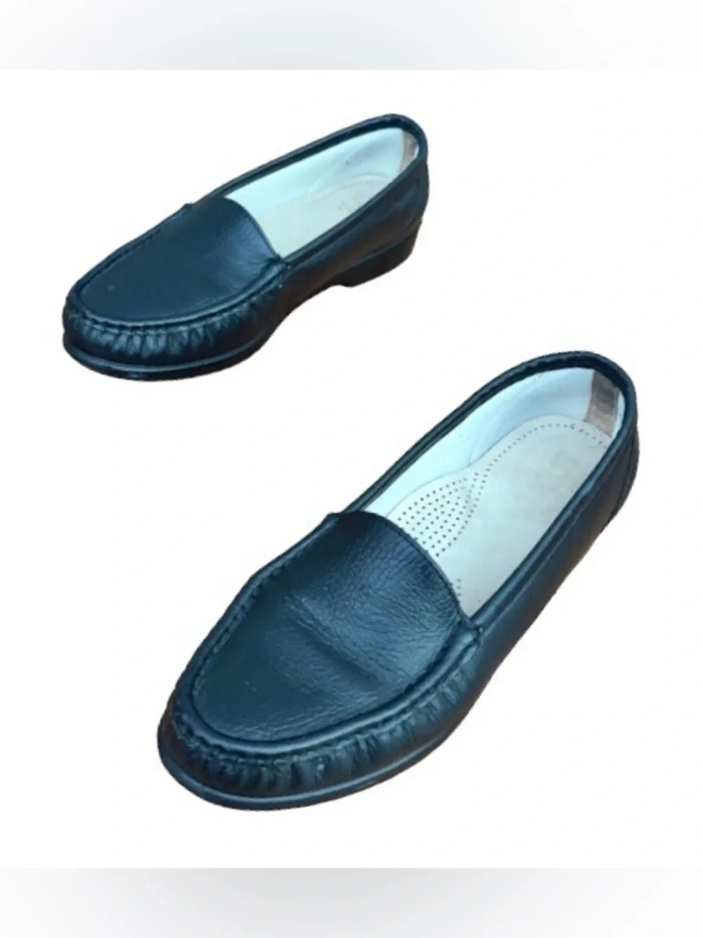 SAS Simplify blk mocc loafers WM 9 comfort traditional
